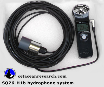 photo of the SQ26-H1B hydrophone